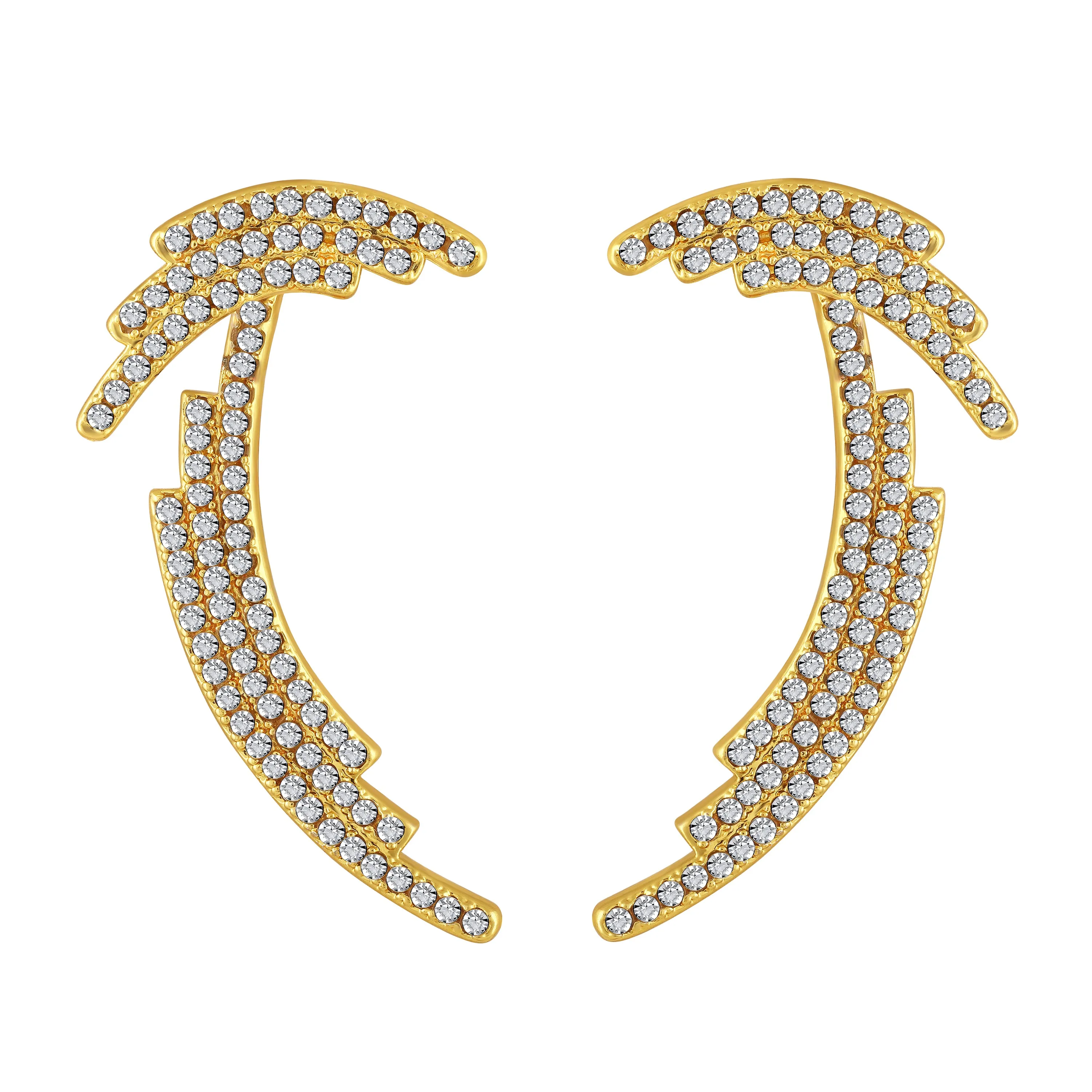 Triple Line Dangler Earrings