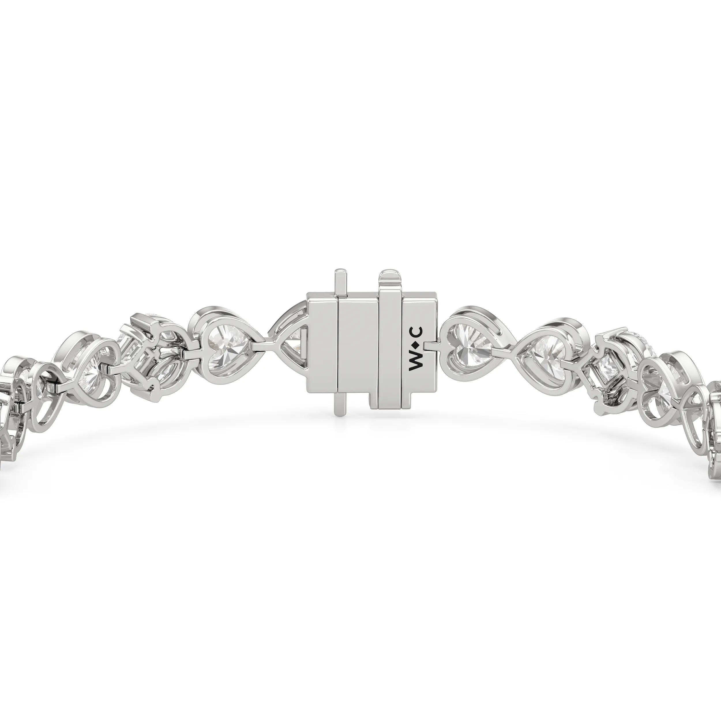 Tulip Blossom Diamond Tennis Bracelet