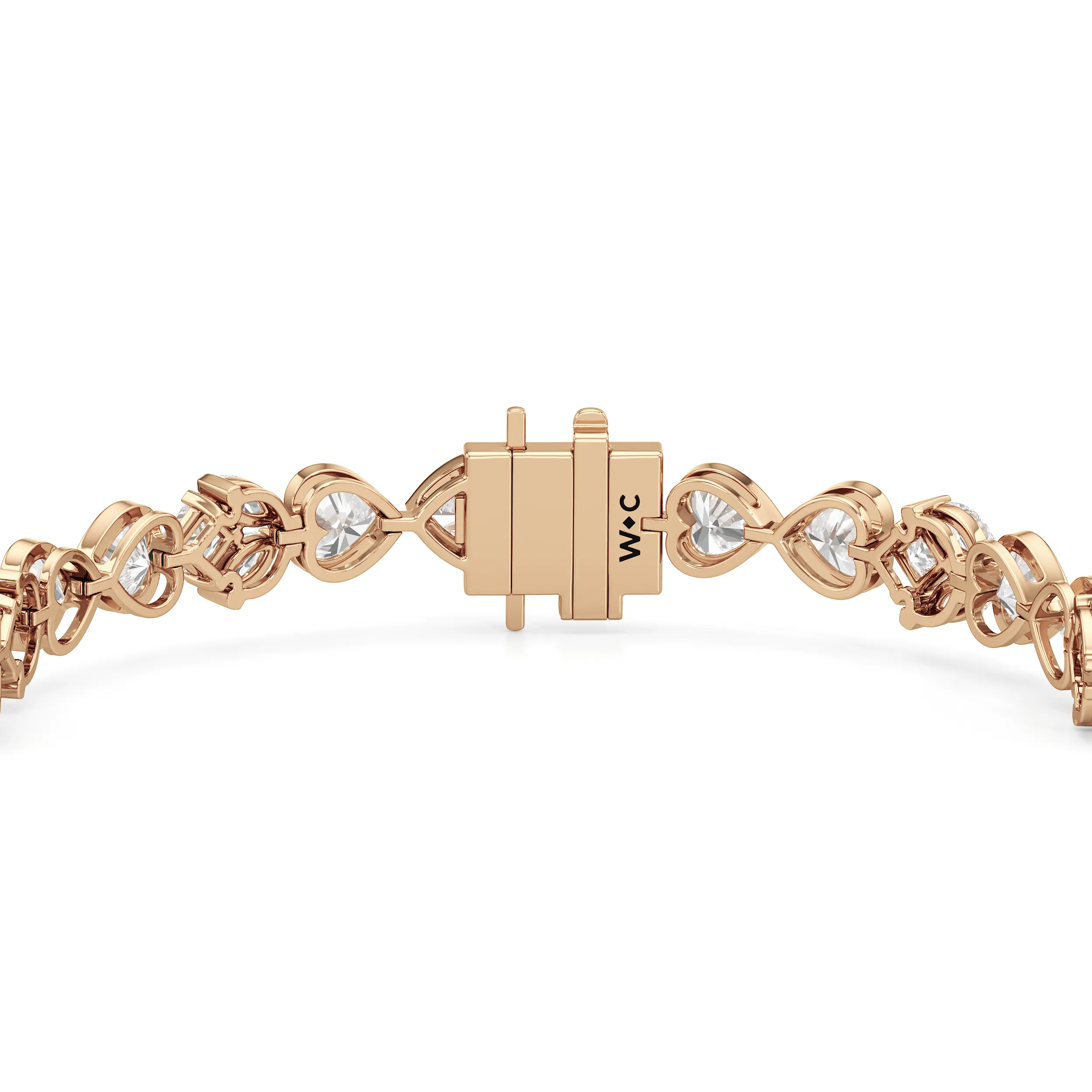 Tulip Blossom Diamond Tennis Bracelet