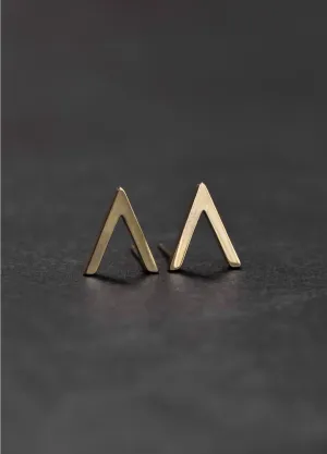 V Stud Earrings