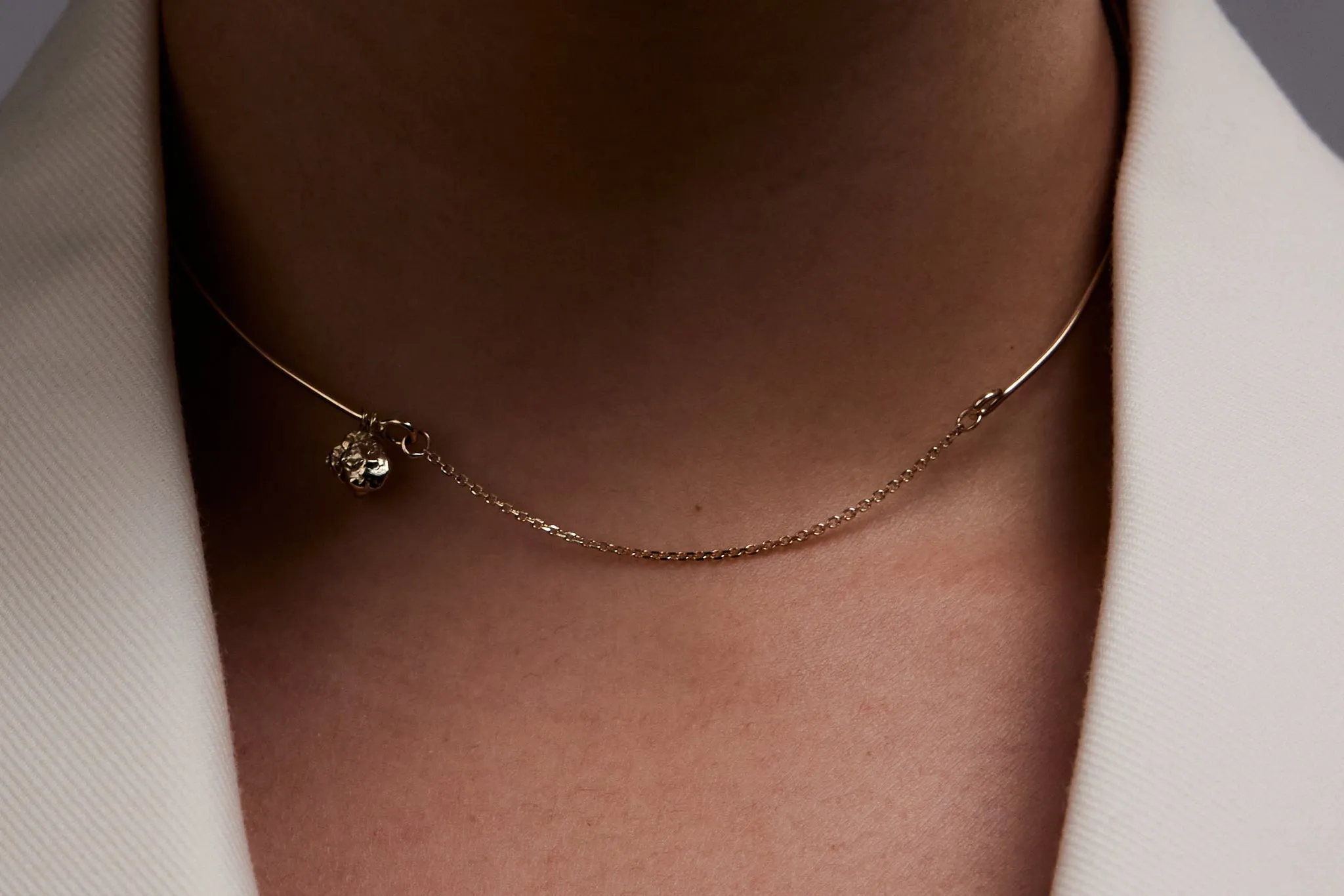 Weave Choker | Solid Gold