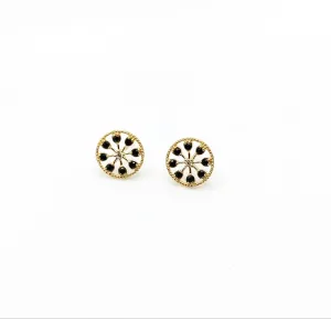 Wheel Stud Earrings