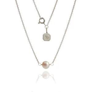 White Freshwater Pearl Short Pendant