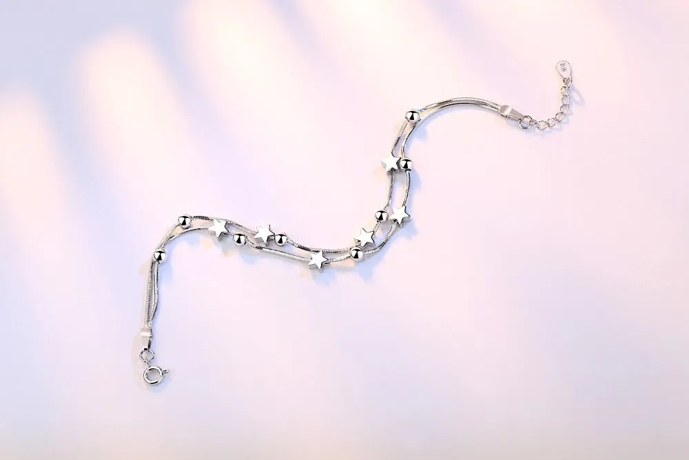 women's silver plated bracelets popular charming women's bracelets ✈️ free.shipping