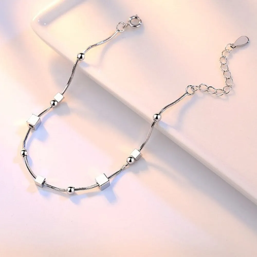 women's silver plated bracelets popular charming women's bracelets ✈️ free.shipping